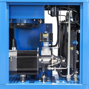 Hyundai 10hp 300L Heavy-Duty Industrial Screw Air Compressor, 400v, Quiet Running | HYSC100300
