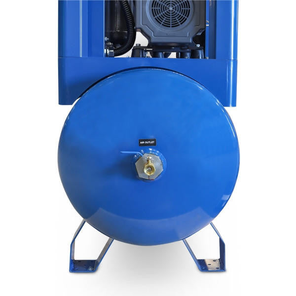 Hyundai 10hp 300L Heavy-Duty Industrial Screw Air Compressor, 400v, Quiet Running | HYSC100300