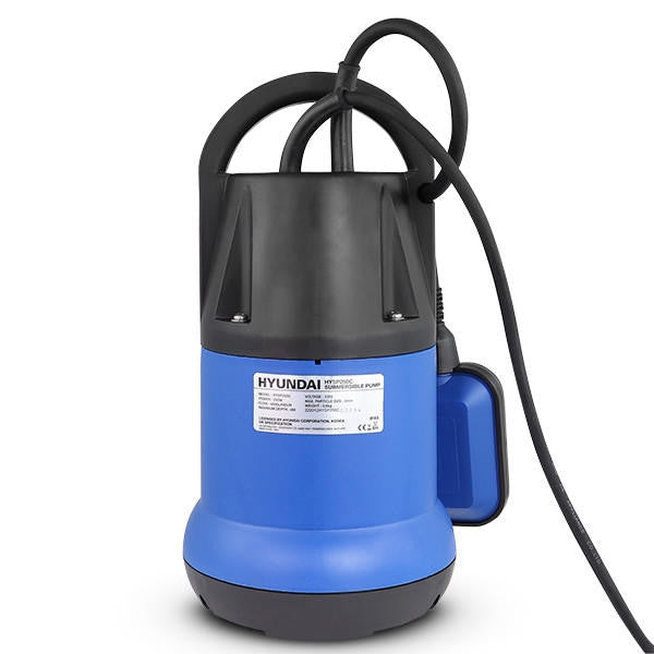 Hyundai 250W Submersible Water Pump, 25-32mm / 1 - 1/4" Hose, Clean Water, 10m Lift | HYSP250C