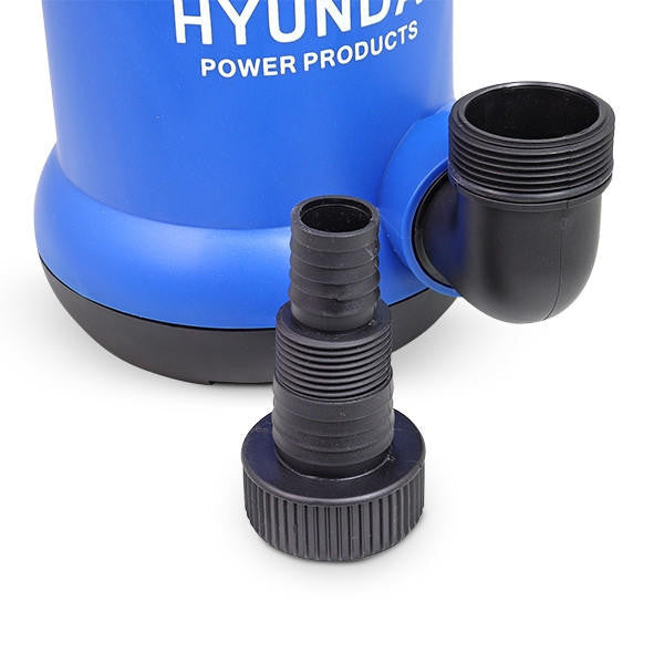 Hyundai 250W Submersible Water Pump, 25-32mm / 1 - 1/4" Hose, Clean Water, 10m Lift | HYSP250C