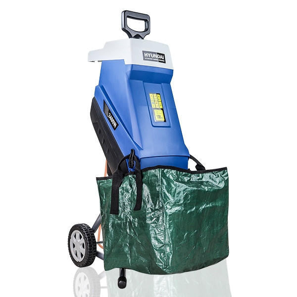 Hyundai 2400w Electric Garden Shredder 2.4kW 230v 45L Collector | HYCH2400E