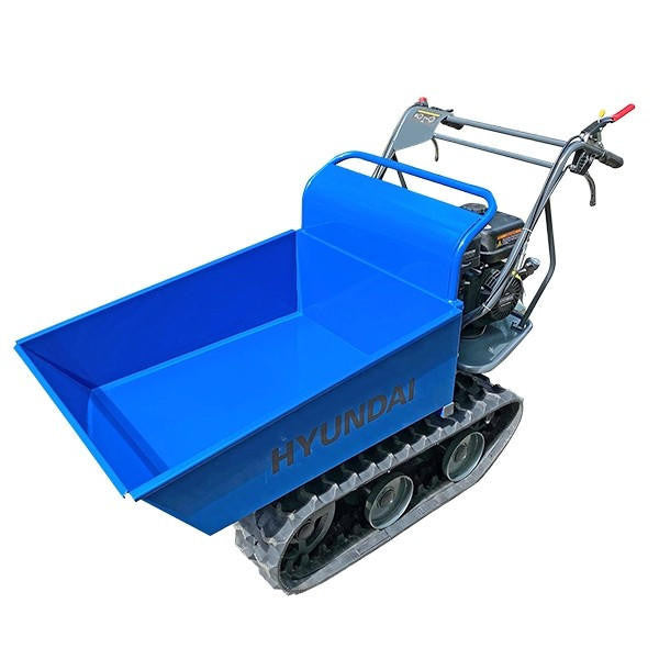 Hyundai 196cc 300kg Petrol Tracked Mini Dumper Power Barrow Transporter | HYTD300