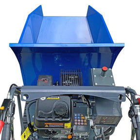 Hyundai 196cc 500kg Petrol Tracked Mini Dumper Power Barrow Transporter | HYTD500