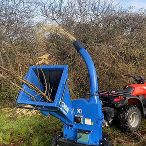 Hyundai 420cc 110mm Petrol Wood Chipper with Electric-Start Engine 4-Stroke Engine | HYCH15100TE