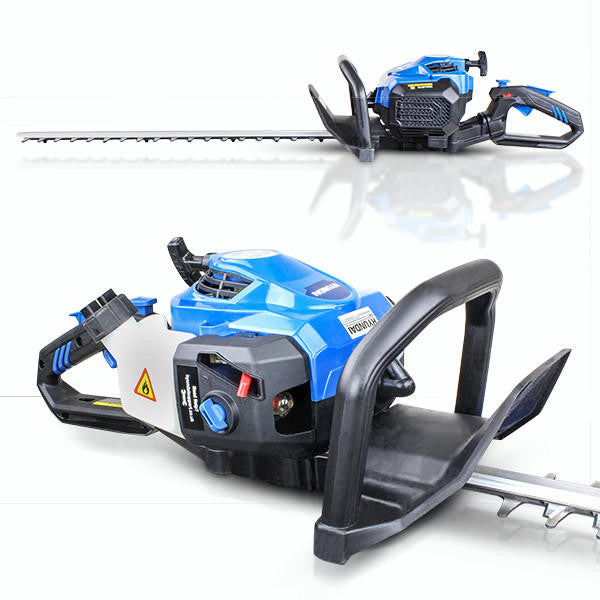 Hyundai 26cc 600mm Petrol Hedge Trimmer Cutter, Easy-Start & Lightweight 2-stroke | HYHT2600X