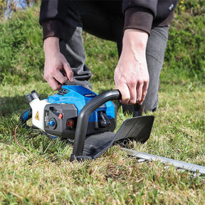 Hyundai 26cc 600mm Petrol Hedge Trimmer Cutter, Easy-Start & Lightweight 2-stroke | HYHT2600X