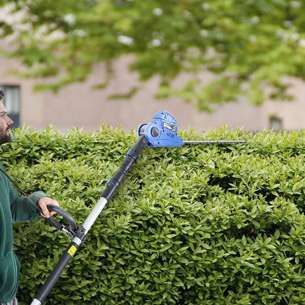 Hyundai 550W 450mm Long Reach Corded Electric Pole Hedge Trimmer/Pruner | HYPHT550E
