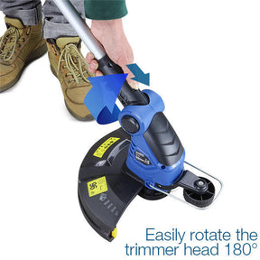 Hyundai 600W 2-in-1 Electric Grass Trimmer and Lawn Edger 30cm | HYTR600E
