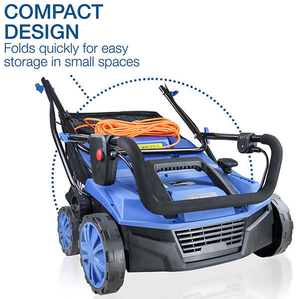 Hyundai 15'' / 38cm Electric Lawn Scarifier Aerator Lawn Rake 1800W 230V | HYSC1800E