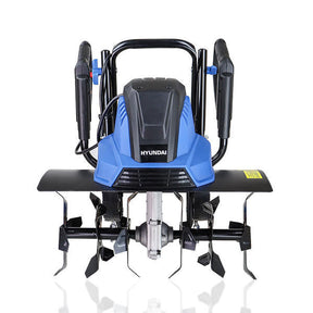Hyundai 1500W 45cm Electric Garden Tiller, Cultivator, Rotovator and Rototiller 4 x 6 Blades | HYT1500E