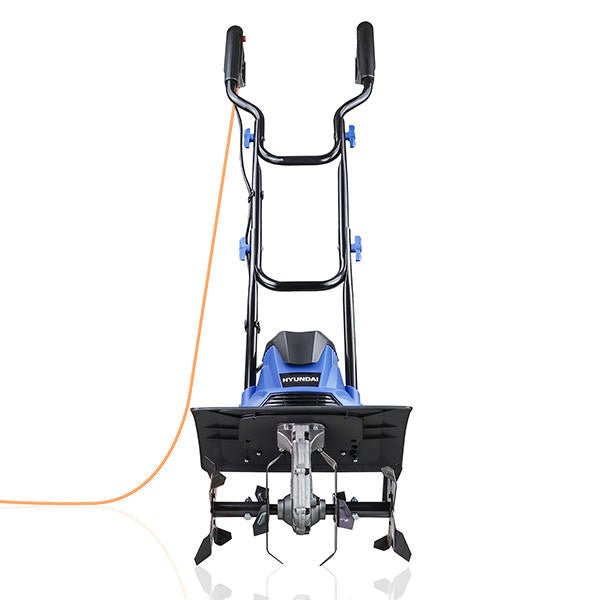 Hyundai 1050W 36cm Electric Garden Tiller, Cultivator, Rotovator and Rototiller 4 x 4 Blades | HYT1050E