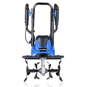 Hyundai 1050W 36cm Electric Garden Tiller, Cultivator, Rotovator and Rototiller 4 x 4 Blades | HYT1050E