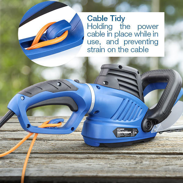 Hyundai 680W 610mm Electric Hedge Trimmer Pruner | HYHT680E