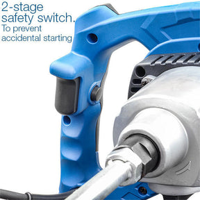 Hyundai 1600W Electric Paddle Mixer 5 Piece Trowel Set 230v 240v | HYPM1600E