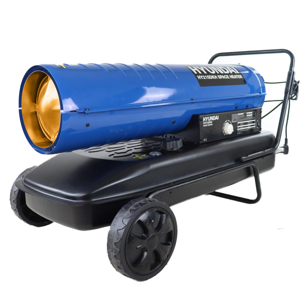 Hyundai 125,000BTU / 37kW Diesel or Kerosene Space Heater, 900m3 Coverage, Thermostat | HY125DKH