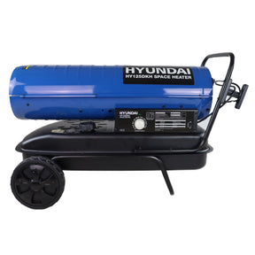 Hyundai 125,000BTU / 37kW Diesel or Kerosene Space Heater, 900m3 Coverage, Thermostat | HY125DKH