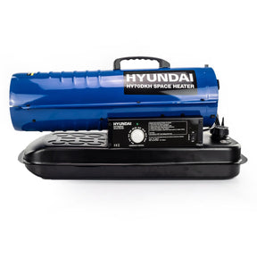 Hyundai 70,000BTU / 20kW Diesel or Kerosene Space Heater, 496m3 Coverage, Thermostat | HY70DKH