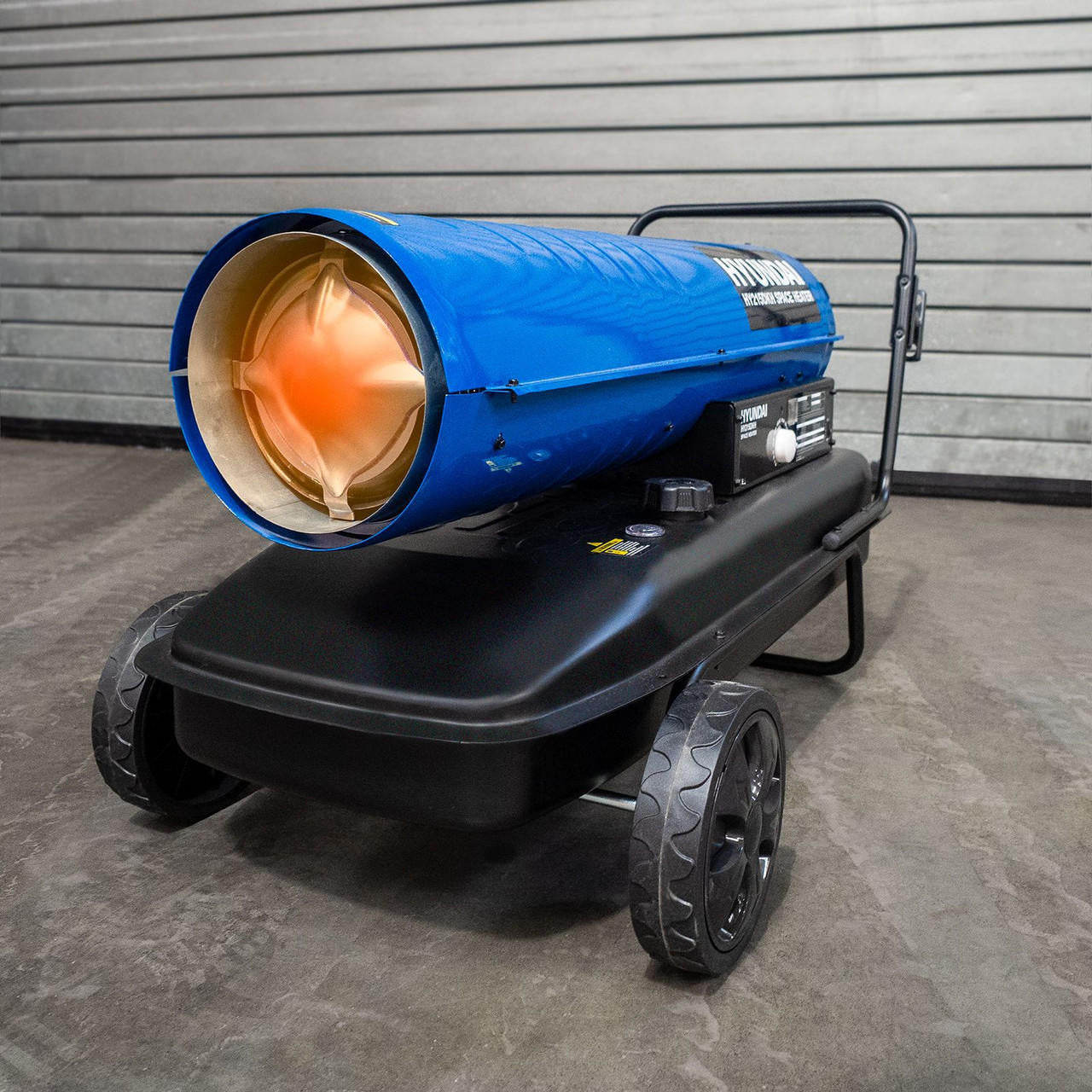 Hyundai 215,000 / 63kW Diesel or Kerosene Space Heater, 1500m3 Coverage, Thermostat | HY215DKH
