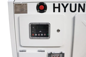 Hyundai 17kW / 20.4kVA* Compact Diesel Generator, Slow-running 1500rpm, 230v Single Phase Genset with Silenced Canopy | DHY18COM-1