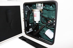 Hyundai 17kW / 20.4kVA* Compact Diesel Generator, Slow-running 1500rpm, 230v Single Phase Genset with Silenced Canopy | DHY18COM-1