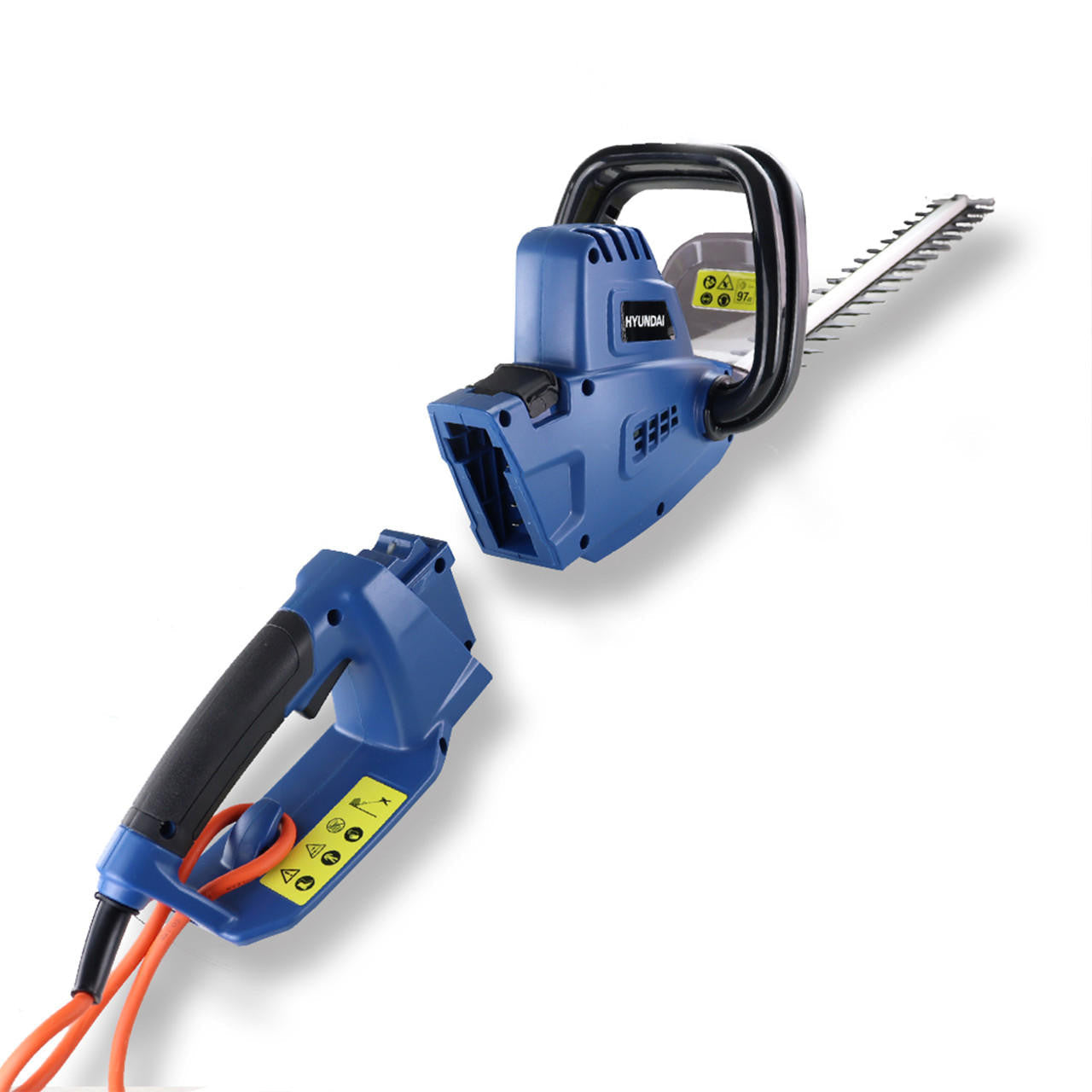 Hyundai 550W 440mm 2-in-1 Corded Electric Pole Hedge Trimmer and Pruner Convertible | HYP2HT550E