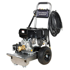 Hyundai 4000psi 420cc 15L/min Petrol Pressure Washer & 24" Flat Surface Cleaner | HYW4000P + 85.403.010