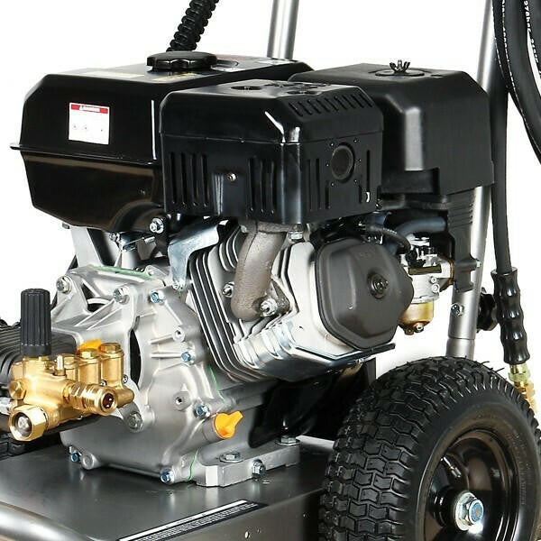 Hyundai 4000psi 420cc 15L/min Petrol Pressure Washer & 24" Flat Surface Cleaner | HYW4000P + 85.403.010