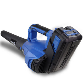 Hyundai 40V Cordless Leaf Blower, 132mph Air Speed, Lightweight, Li-Ion Battery Powered Garden Blower | HYB40LI