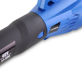 Hyundai 40V Cordless Leaf Blower, 132mph Air Speed, Lightweight, Li-Ion Battery Powered Garden Blower | HYB40LI