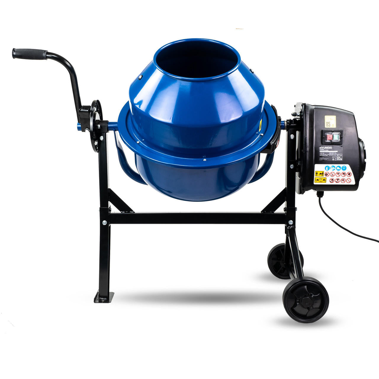 Hyundai 220W 63L Electric Cement Concrete Mixer 230v | HYCM63E