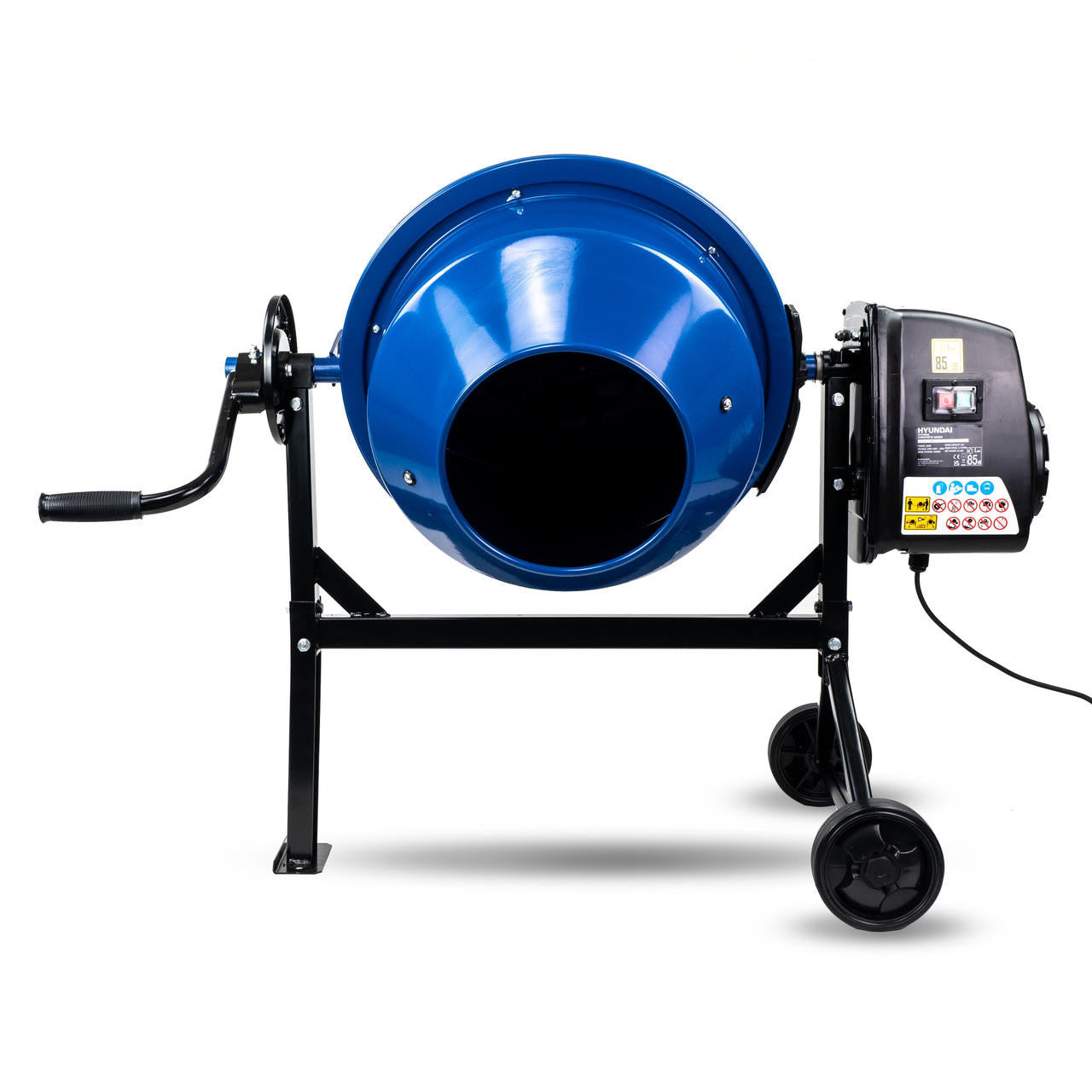Hyundai 220W 63L Electric Cement Concrete Mixer 230v | HYCM63E