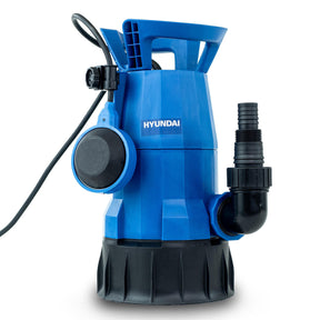 Hyundai 550w Submersible Pump, 25-32mm 1-1/2" Hose, Clean and Dirty Water Sump Pump, 7m Lift | HYSP550CD