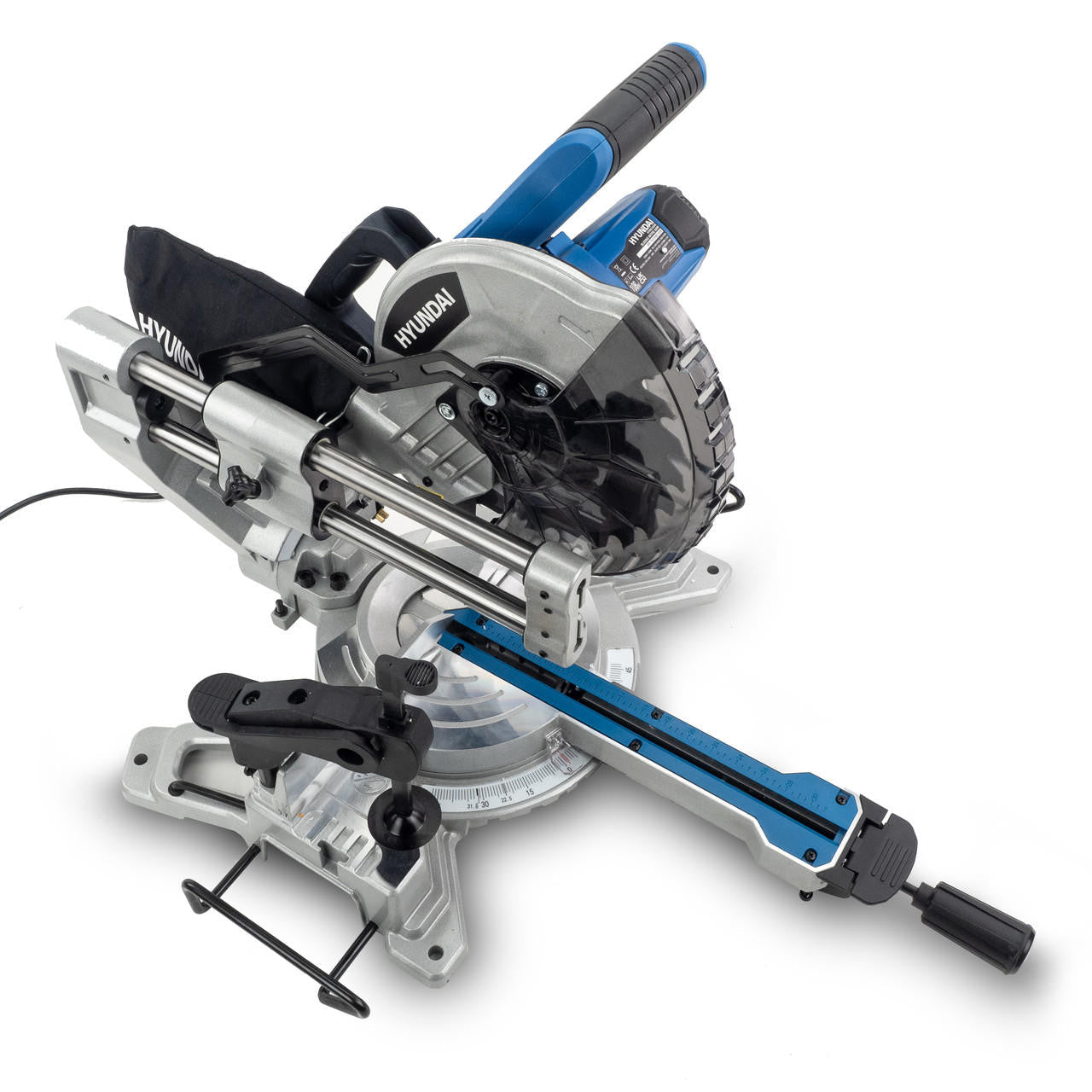 Hyundai 1500W Electric Mitre Saw / Chop Saw with 210mm Blade, 230V | HYMS1500E