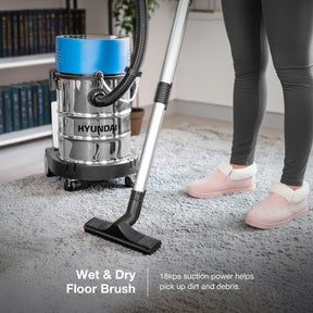 Hyundai 1200W 25L 2-in-1 Upholstery / Carpet Cleaner and Wet & Dry Vacuum | HYCW1200E