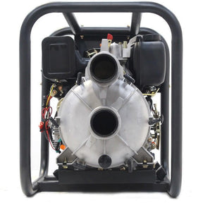 Hyundai Diesel Dirty Water Pump 3in Electric Start + 2 Hoses