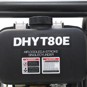 Hyundai Diesel Dirty Water Pump 3in Electric Start + 2 Hoses