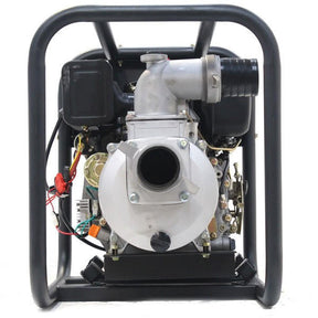 Hyundai Diesel Water Pump Electric Start Commercial 60,000 L/HR + 2 Hoses