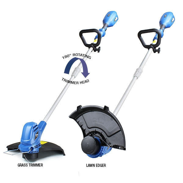 Hyundai 60v Cordless Battery Grass Trimmer (Bare Unit) 33cm Cutting Width | HYTR60LI-BARE
