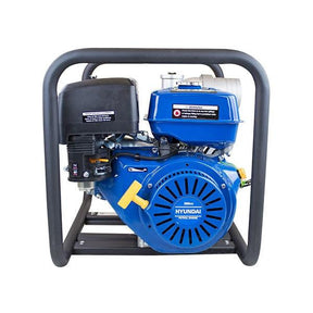 Hyundai Petrol Water Pump 100mm 750L/Min Portable, 45,000 L/HR 13hp + 2 Hoses