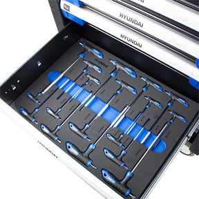 Hyundai 305 Piece Tool Set, 7 Drawer Caster / Roller Tool Chest, GRADE B | HYTC9003 - GRADE B