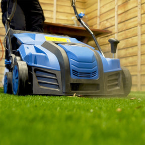 Hyundai Artificial Grass Sweeper 2000W 16” / 40cm, Multi-Use Brush & 55L Collection Bag | HYSW2000E