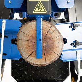Hyundai 8 Tonne Vertical Electric Log Splitter with Hydraulic Ram, Dual Handle Control 550mm Length | HYLS8000VE