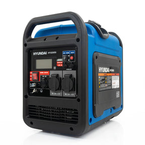 Hyundai 2200W / 2.2kW Petrol Inverter Generator, Pure Sine Wave Output, Lightweight, Quiet Running | HY2250Si