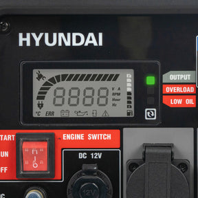 Hyundai 2200W / 2.2kW Petrol Inverter Generator, Pure Sine Wave Output, Lightweight, Quiet Running | HY2250Si
