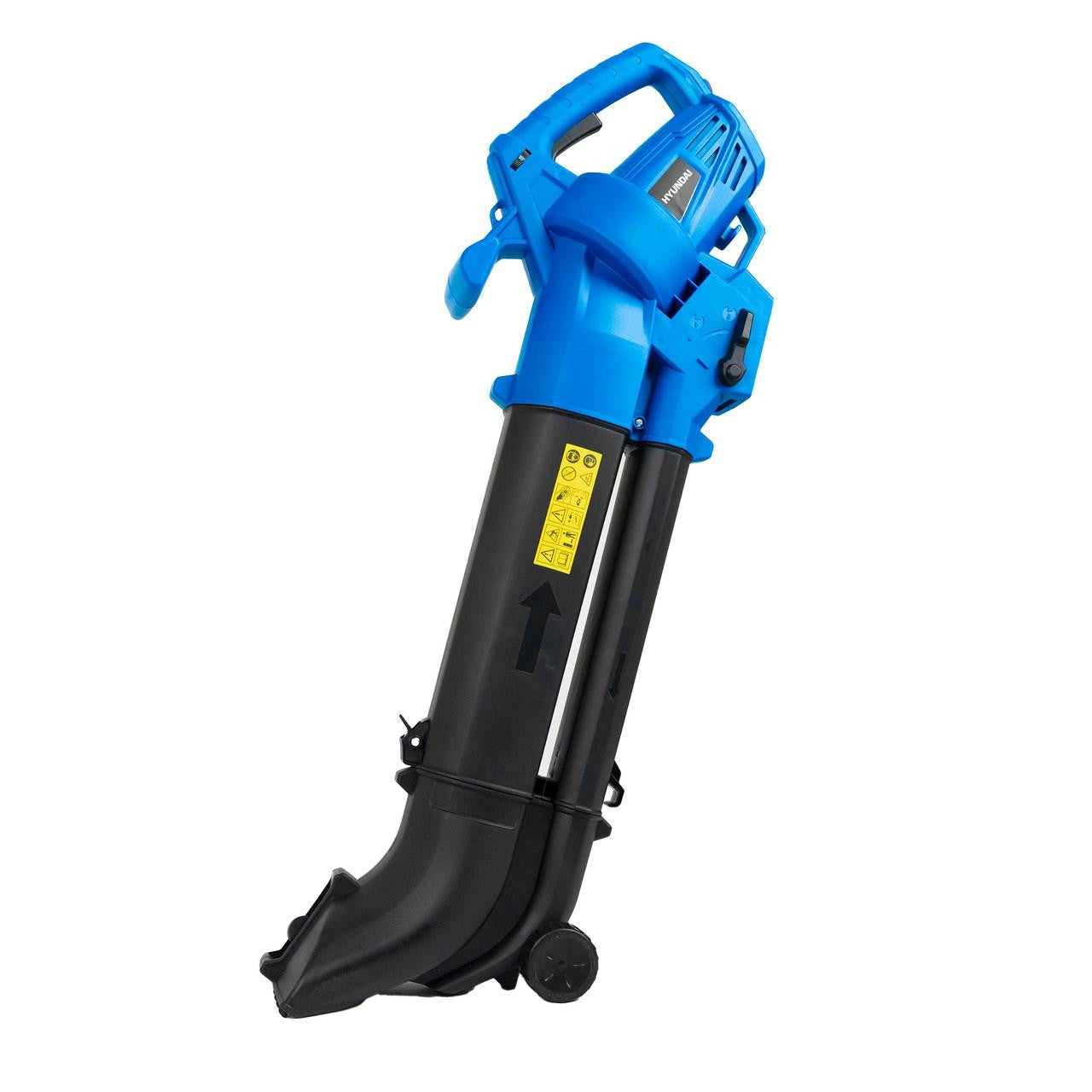 Hyundai 3000w 3-in-1 Leaf Blower, Vacuum, Shredder, 6-Speed, 45L Large Collection Bag, Long 12m Cable | HYBV3000E2