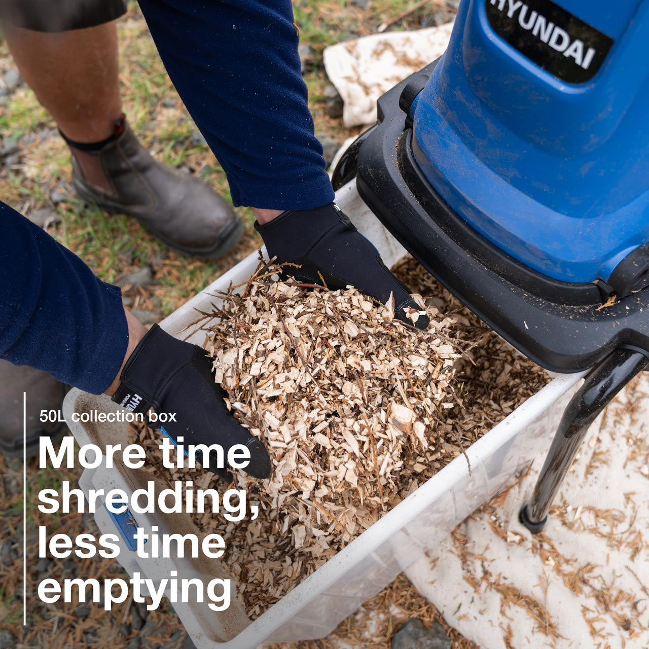 Hyundai Electric Garden Shredder 3000W 230V | HYSH3000E