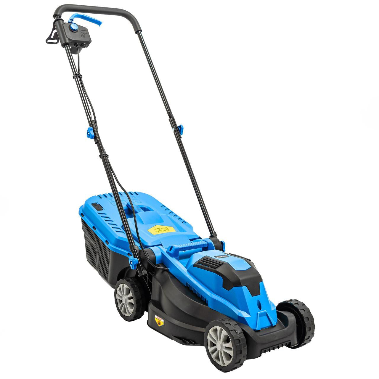 Hyundai Electric Lawn Care Bundle, 1300W 33cm Cut Lawn Mower & 250W Grass Trimmer | HYM3313EGT