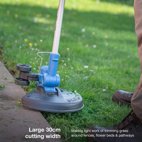 Hyundai 20V Cordless Grass Trimmer 30cm Cut, 2.0Ah Battery, Charger – Lightweight & Powerful | HY20CGT