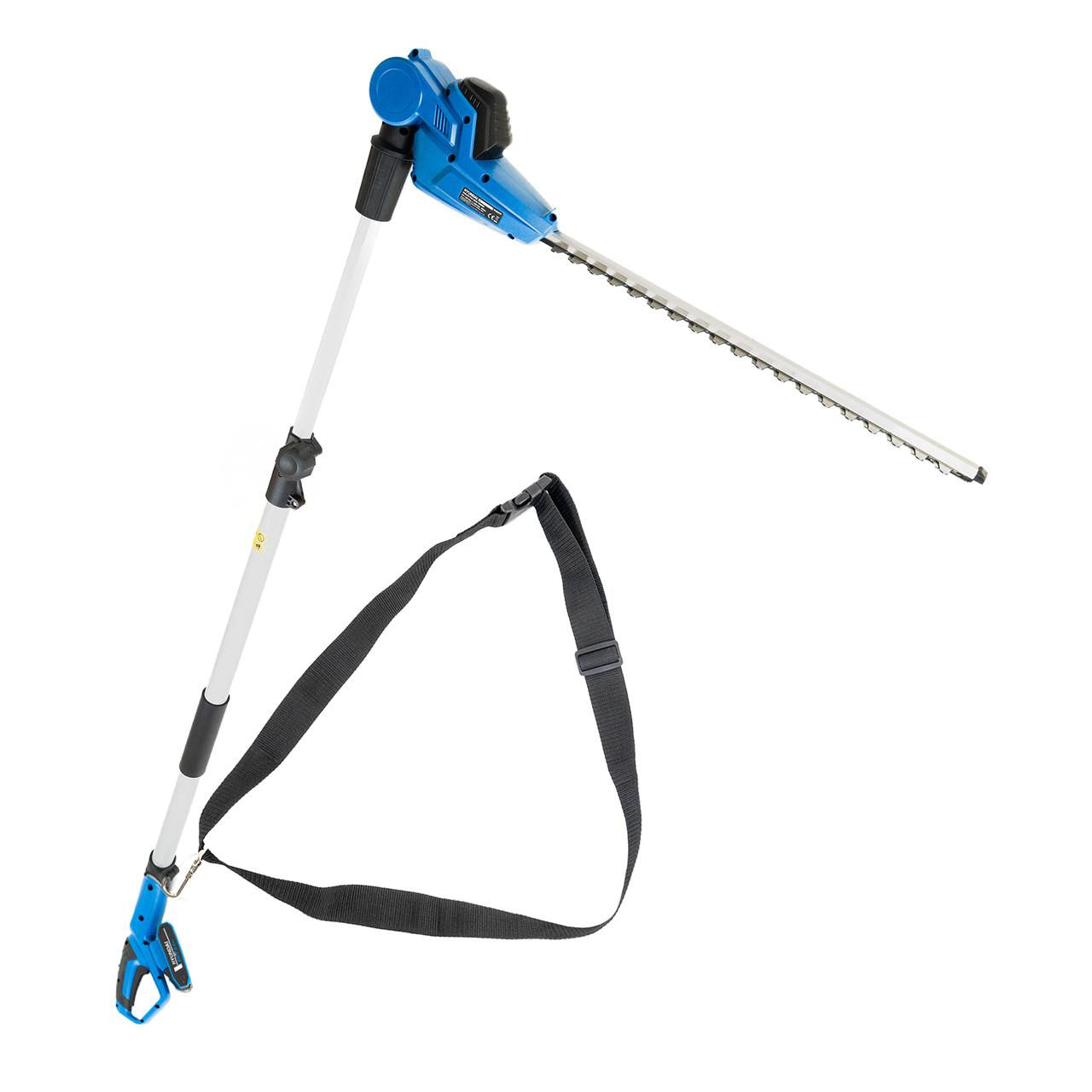 Hyundai 20V 450mm Cordless Long Reach Pole Hedge Trimmer, 2.6m Long Reach, 2.0Ah li-ion Battery & Charger | HY20CPHT
