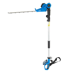 Hyundai 20V 450mm Cordless Long Reach Pole Hedge Trimmer, 2.6m Long Reach, 2.0Ah li-ion Battery & Charger | HY20CPHT